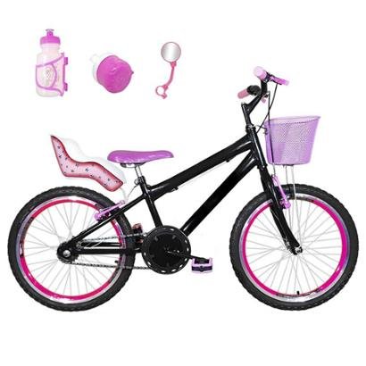 Bicicleta Infantil Aro 20 +Kit Roda Aero+ Cadeirinha