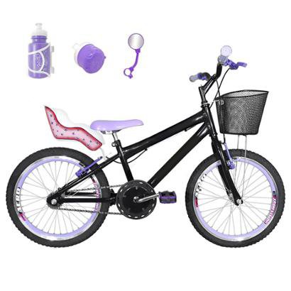 Bicicleta Infantil Aro 20+ Kit Roda Aero+ Cadeirinha