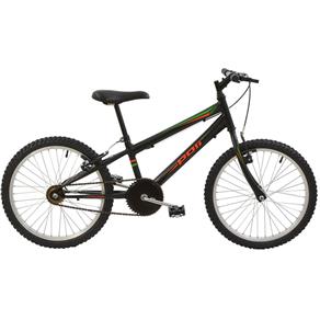 Bicicleta Infantil Aro 20 MTB Polimet Preta