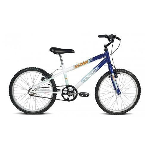 Bicicleta Infantil Aro 20 Ocean Azul e Branco - Verden Bike
