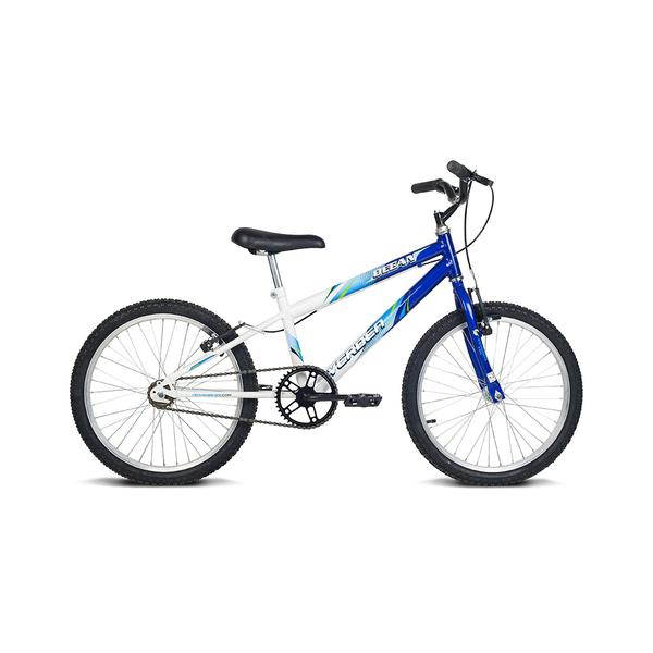 Bicicleta Infantil Aro 20 Ocean Azul e Branco Verden Bikes