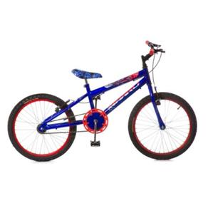Bicicleta Infantil Aro 20 Rharu Tech Azul C/ Vermelho