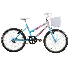 Bicicleta Infantil Aro 20 Track & Bickes Cindy - Azul e Branco