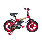 Bicicleta Infantil Aro 12 Jack Vermelho e Preto Verden Bikes