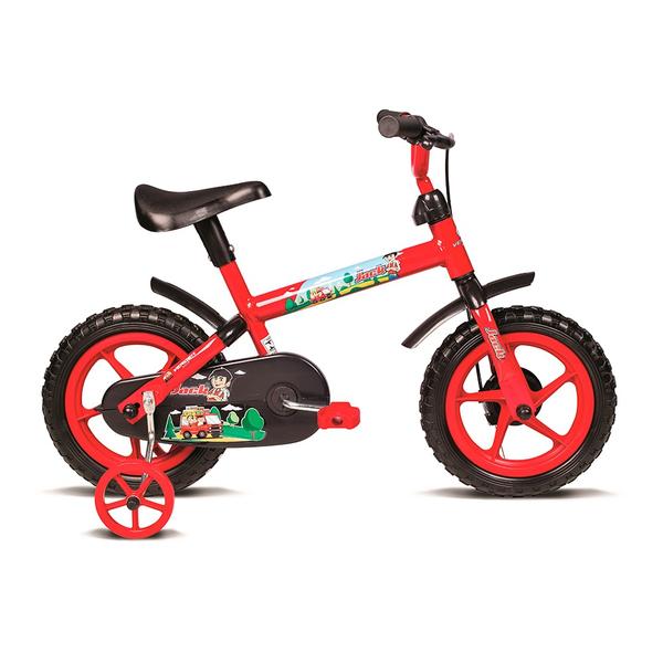 Bicicleta Infantil Aro 12 Jack Vermelho e Preto Verden Bikes