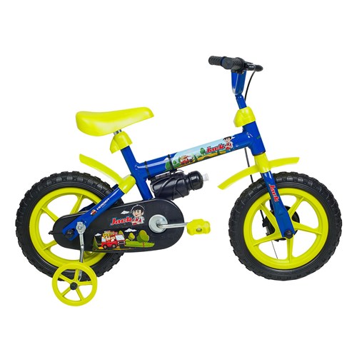 Bicicleta Infantil Jack Aro 12 Azul e Verde Limão Verden Bike
