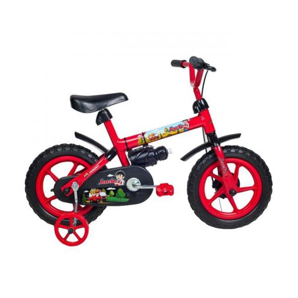 Bicicleta Infantil Aro 12 Verden Bikes Jack Vermelho e Preto