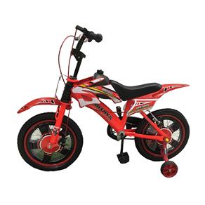 Bicicleta Infantil Aro 16 Bike Moto Freio a Disco Vermelho