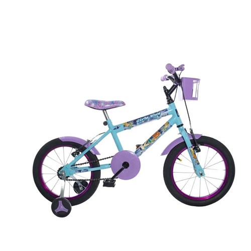 Bicicleta Infantil Aro 16 Girls Kls Rodas em Alumínio Freios V-Brake