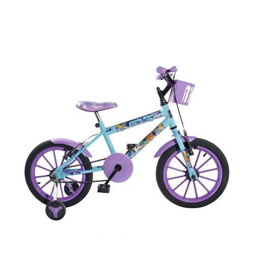 Bicicleta Infantil Aro 16 Girls Kls Rodas em Nylon Freios V-brake