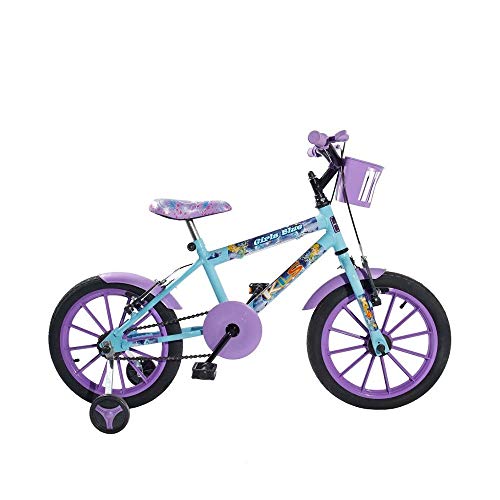 Bicicleta Infantil Aro 16 Girls KLS Rodas em Nylon Freios V-Brake