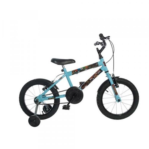 Bicicleta Infantil Aro 16 Heroes KLS Rodas em Alumínio Freios V-Brake