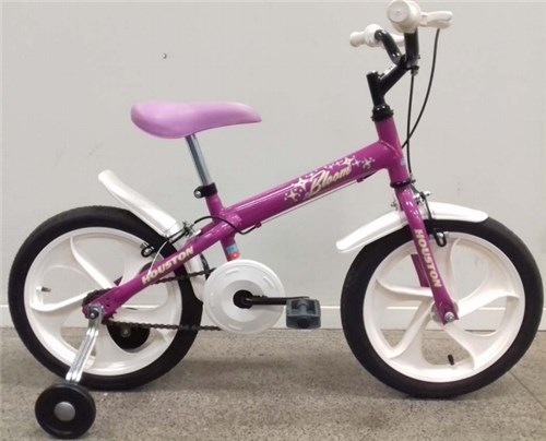 Bicicleta Infantil Aro 16 Houston Bloom BLMT161Q - Roxa