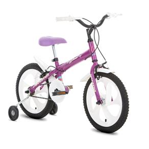 Bicicleta Infantil Aro 16 Houston Bloom BLMT161Q - Roxa