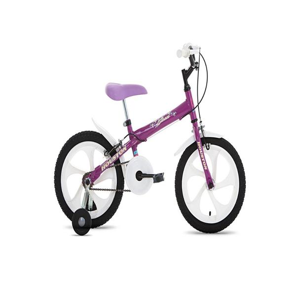 Bicicleta Infantil Aro 16 Houston Bloom BLMT161Q - Roxa