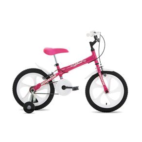 Bicicleta Infantil Aro 16 Houston Bloom - Rosa