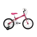 Bicicleta Infantil Aro 16 Houston Bloom Rosa