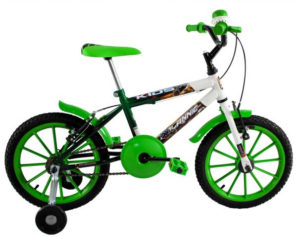 Bicicleta Infantil Aro 16 Kids Dalannio Bike Verde