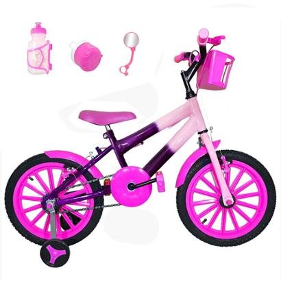 Bicicleta Infantil Aro 16 Kit com Acessórios