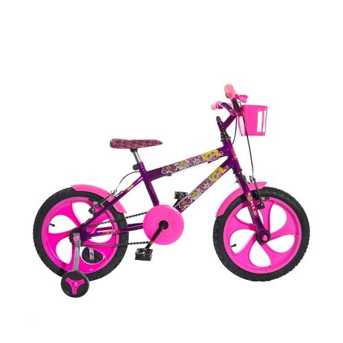 Bicicleta Infantil Aro 16 Monster Kls Rodas em Nylon Freios V-brake