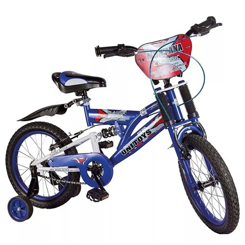 Bicicleta Infantil Aro 16 Montana com Amortecedor de 4 a 8 Anos - Unitoys