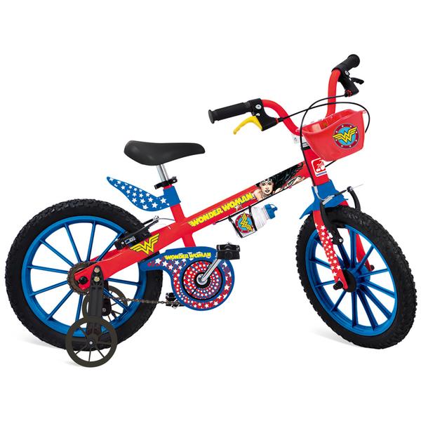 Bicicleta Infantil Aro 16 Mulher Maravilha 2365 - Bandeirante - Bandeirante