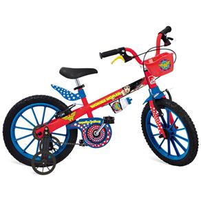 Bicicleta Infantil Aro 16 Mulher Maravilha 2365 - Bandeirante