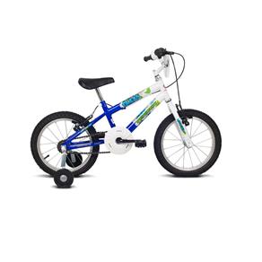 Bicicleta Infantil Aro 16 Ocean Branco e Azul Verden Bikes
