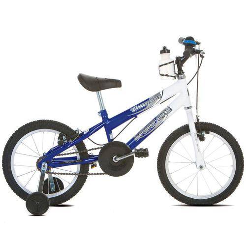 Bicicleta Infantil Aro 16 Sport Bike Thunder Branca e Azul