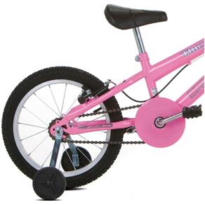 Bicicleta Infantil Aro 16 Sport Bike Thunder Branca e Rosa