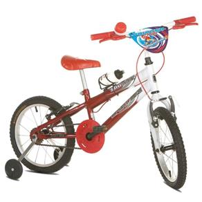 Bicicleta Infantil Aro 16 Sport Bike Thunder Vermelha e Branca