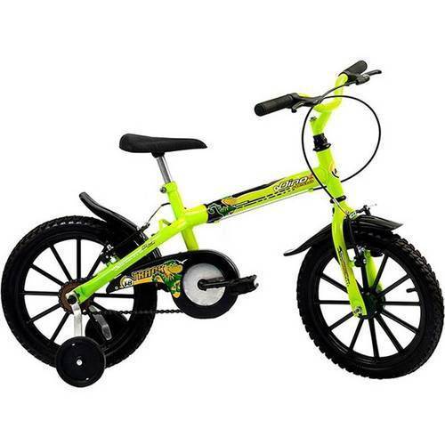 Bicicleta Infantil Aro 16 Track & Bikes Dino Neon - Freio V-Brake