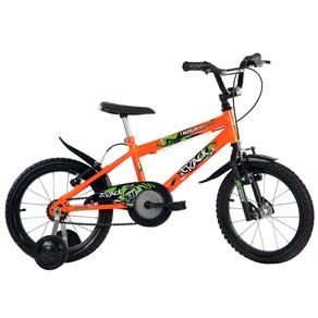 Bicicleta Infantil Aro 16 Track Bikes Boy com Capacete Laranja/Neon - Traxx-Boy