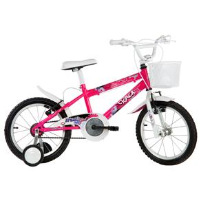 Bicicleta Infantil Aro 16 Track & Bikes Track Girl com Capacete - Pinky Neon