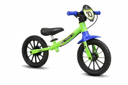 Bicicleta Infantil Balance Bike - Nathor - Verde