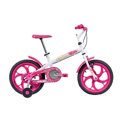 Bicicleta Infantil Caloi Ceci Aro 16 - Branco