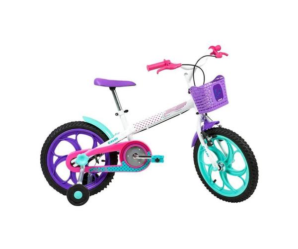 Bicicleta Infantil Caloi Ceci Aro 16 - Branco