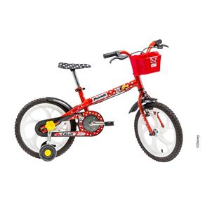 Bicicleta Infantil Caloi Minnie Aro 16 - Vermelha