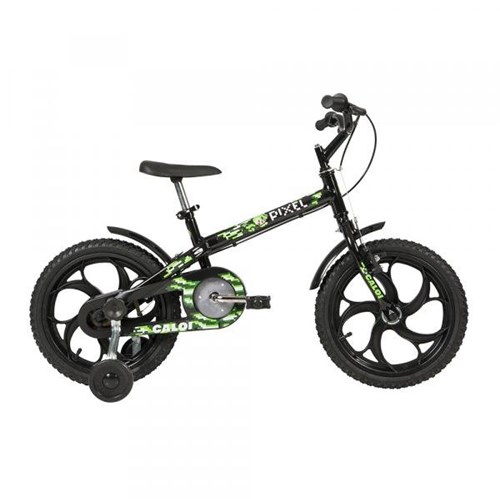 Bicicleta Infantil Caloi Pixel Aro 16 - Preto