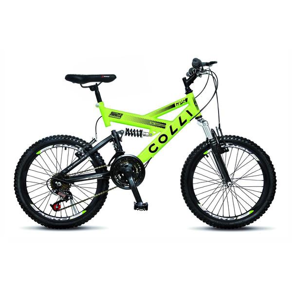 Bicicleta Infantil Colli Fulls GPS Aro 20 Dupla Suspensão 21 Marchas - 310.13D