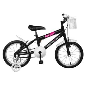 Bicicleta Infantil Free Girl Aro 16 Preta Master Bike