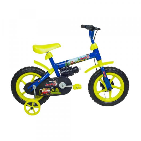 Bicicleta Infantil Jack Aro 12 Azul e Verde Limão Verden Bike - Verden Bikes
