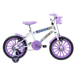 Bicicleta Infantil Kls Blue Girls Aro 16 Rodas De Nylon