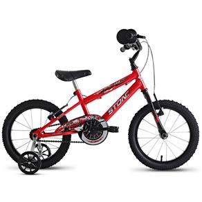 Bicicleta Infantil Masculina Hot Jr Aro 16 Stone Bike - Selecione=Vermelho