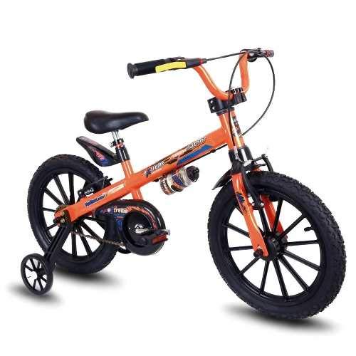 Bicicleta Infantil Nathor Extreme Aro 16 Masculina Laranja