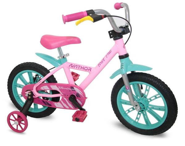 Bicicleta Infantil Nathor Feminina First Pro Aro 14