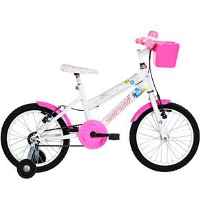 Bicicleta Infantil Sweet Girl Aro 16 Branca - Mormaii