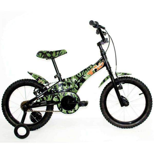 Bicicleta Infantil Tito T16 Camuflada Verde