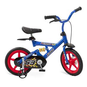 Bicicleta Infantil X-Bike Cross Bandeirante 302 - Aro 12 - Azul