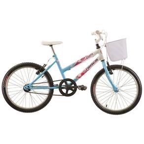 Bicicleta Infanto Juvenil Aro 20 Cindy Azul/Branco Track